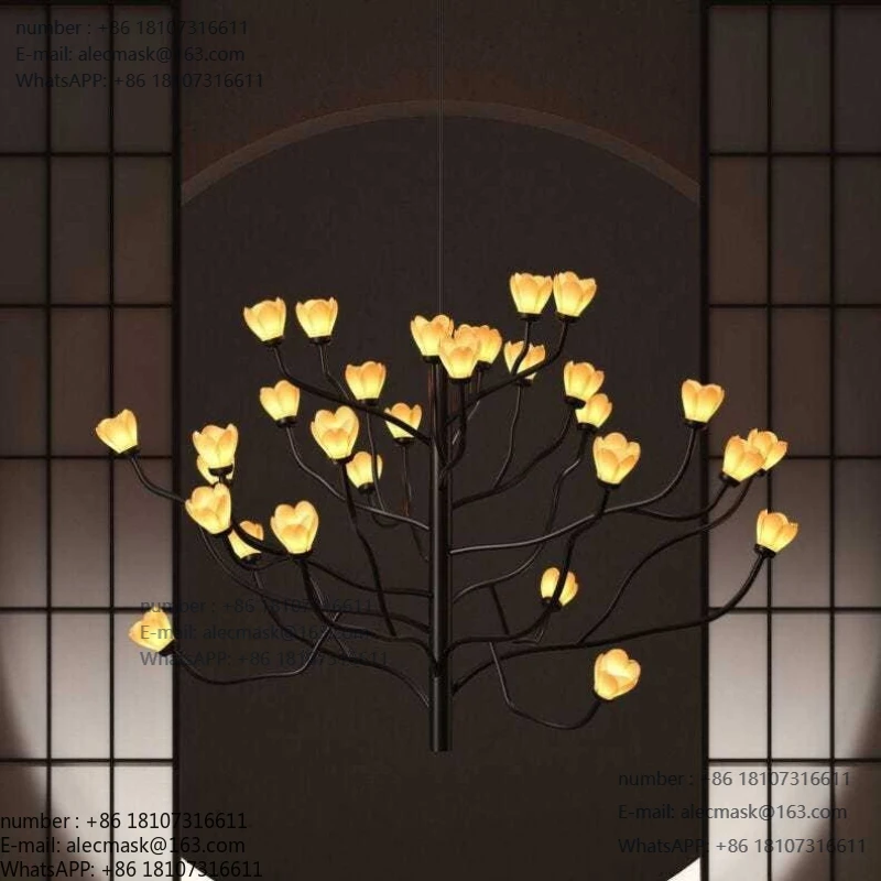 Nordic Living Room Dining Room Bedroom Light Magnolia Chandelier Elegant Flower Petal Light
Nordic Living Room Dining Room Bedroom Light Magnolia Chandelier Elegant Flower Petal Light