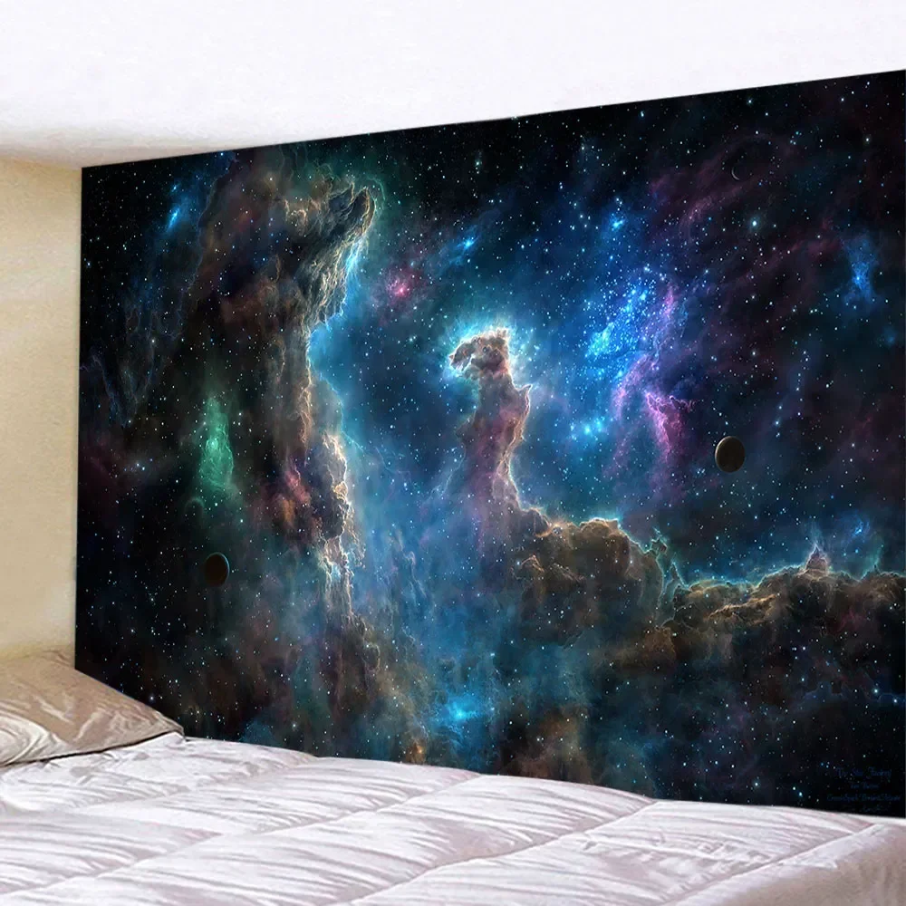 Psychedelic Galaxy Starry Sky Tapestry Moon Universe Space Nebula Wall Hanging Wall Cloth for Home Bedroom Dormitory Decoration
Psychedelic Galaxy Starry Sky Tapestry Moon Universe Space Nebula Wall Hanging Wall Cloth for Home Bedroom Dormitory Decoration