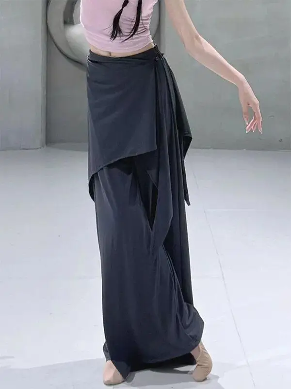 plus Size Dance Skirt Wide Leg Pants Women's High Waist Draped Form Training Summer Casual Pants Casual Style Color
plus Size Dance Skirt Wide Leg Pants Women's High Waist Draped Form Training Summer Casual Pants Casual Style Color