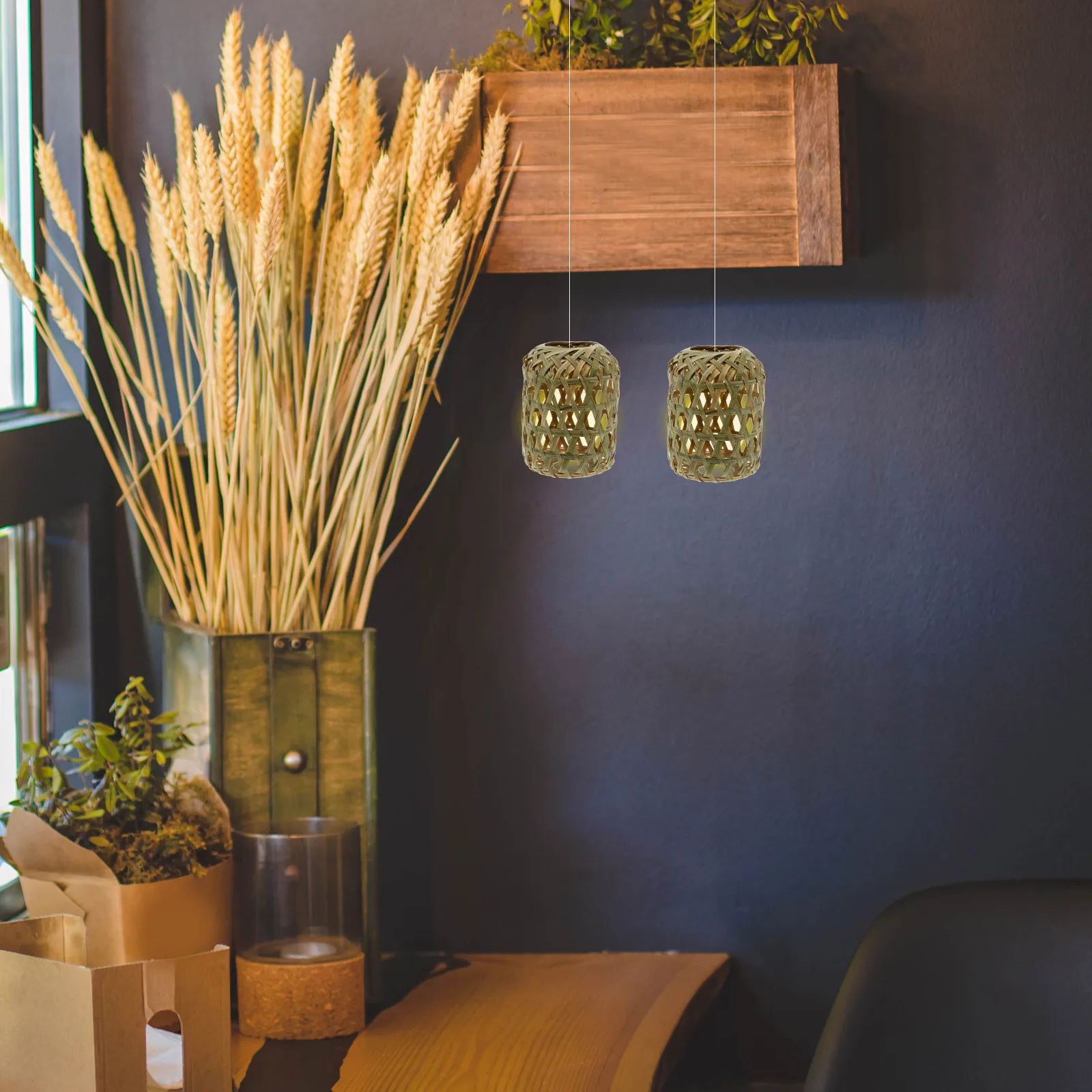 Bamboo Woven Lamp Shade Rustic Style Hanging Lamp Cover Soft Lighting Diffuser Pendant Ceiling Light Shade for Tea Room Cafe
Bamboo Woven Lamp Shade Rustic Style Hanging Lamp Cover Soft Lighting Diffuser Pendant Ceiling Light Shade for Tea Room Cafe