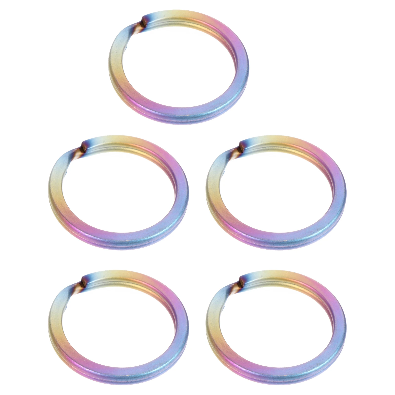 Titanium Alloy Flat Key Rings Colorful Car Key Rings Flat Split Ring Jewelry Accessories DIY Craft Project Parts
Titanium Alloy Flat Key Rings Colorful Car Key Rings Flat Split Ring Jewelry Accessories DIY Craft Project Parts