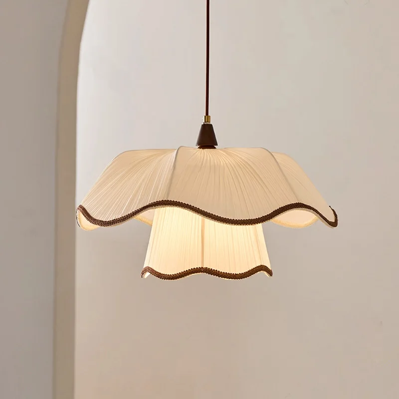 Nordic Creamy White Double-layer Fabric LED Ceiling Pendant Lights Living Room Restaurant Bedroom Kitchen Hanging Lamps Fixtures
Nordic Creamy White Double-layer Fabric LED Ceiling Pendant Lights Living Room Restaurant Bedroom Kitchen Hanging Lamps Fixtures