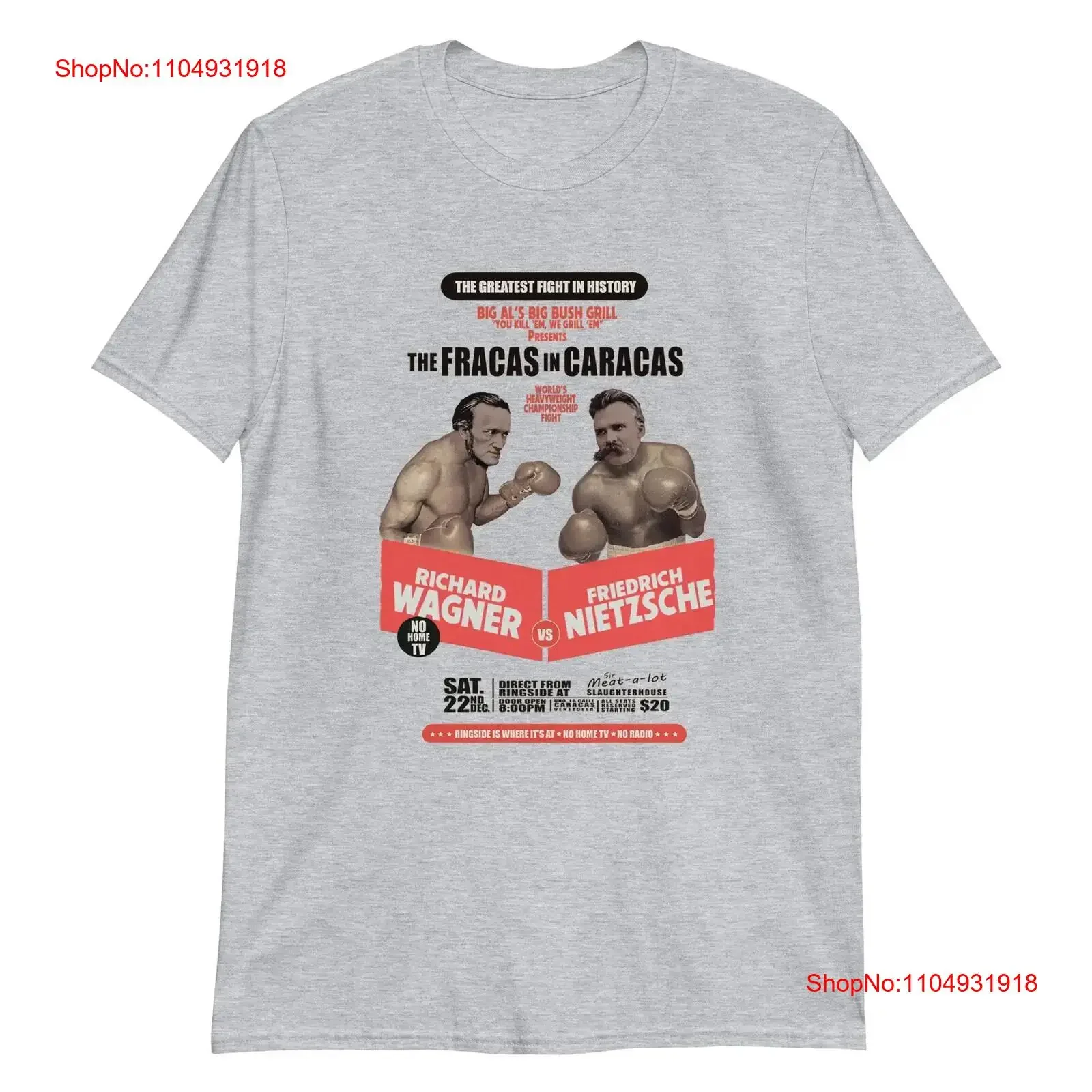 Wagner and Nietzsche T Shirt Philosophy Philosophical Classical Music vintage Washed Breathable Versatile designer clothes
Wagner and Nietzsche T Shirt Philosophy Philosophical Classical Music vintage Washed Breathable Versatile designer clothes