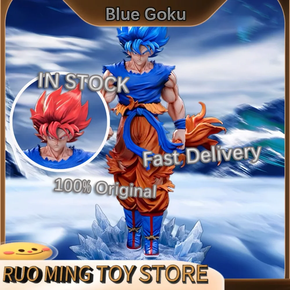 35 см Dragon Ball Z Super Saiyan Blue Goku, фигурка с двумя головками, игрушки, фигурки из ПВХ, коллекция, модель, украшение для рабочего стола, подарки для детей
35 см Dragon Ball Z Super Saiyan Blue Goku, фигурка с двумя головками, игрушки, фигурки из ПВХ, коллекция, модель, украшение для рабочего стола, подарки для детей