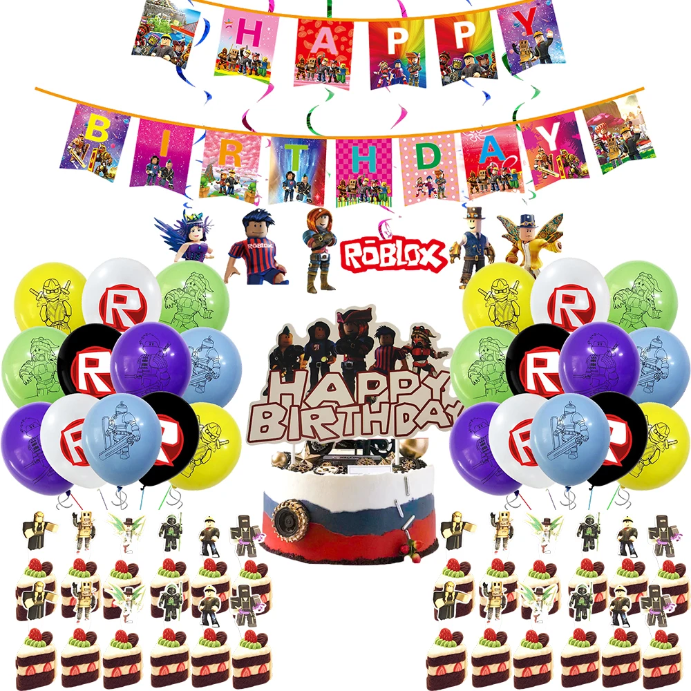 Hot Robot Roblox Theme Children's Birthday Party Decoration Disposable Tableware Set Paper Cup Plate Children's and Girls' Party
Hot Robot Roblox Theme Children's Birthday Party Decoration Disposable Tableware Set Paper Cup Plate Children's and Girls' Party