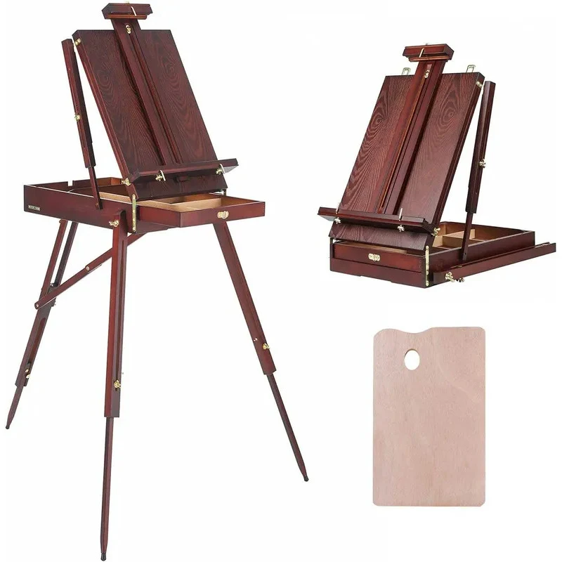 Dark Red Portle Tripod Stand Artist French Easel Outdoor Painting
Dark Red Portle Tripod Stand Artist French Easel Outdoor Painting