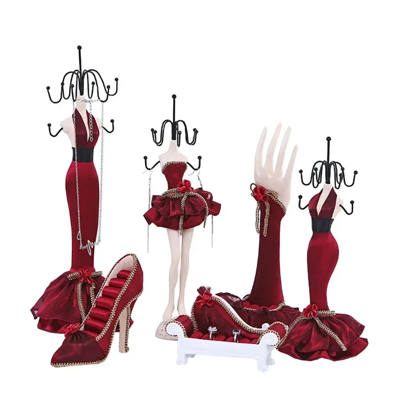 Velvet Resin Red Jewelry Rack,Bracelet Necklace Earring Display Rack Wedding Souvenir Storage Rack, Home Decora Desk Decoration
Velvet Resin Red Jewelry Rack,Bracelet Necklace Earring Display Rack Wedding Souvenir Storage Rack, Home Decora Desk Decoration