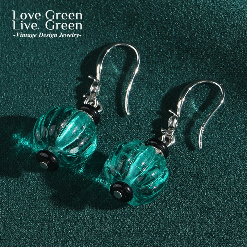 Vintage Transparent Green Pumpkin Drop Earrings For Women Natural Popular Pattern Custom Designer Jewelry 2025 New Trends
Vintage Transparent Green Pumpkin Drop Earrings For Women Natural Popular Pattern Custom Designer Jewelry 2025 New Trends