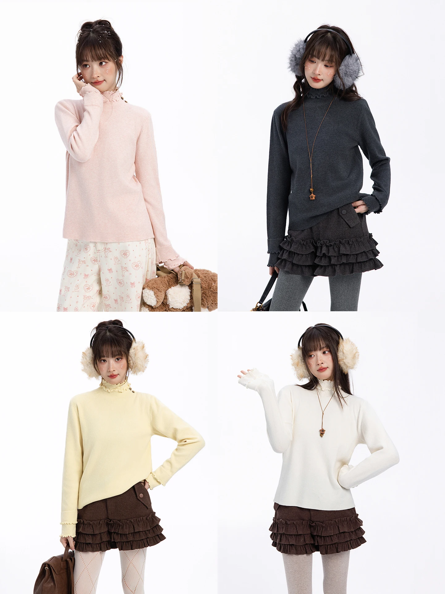 Sweet Fi Low Salt Velvet High Elastici f High Collar Base irt Women's Inner Wear 2025 New Small Size Slimming Top
Sweet Fi Low Salt Velvet High Elastici f High Collar Base irt Women's Inner Wear 2025 New Small Size Slimming Top