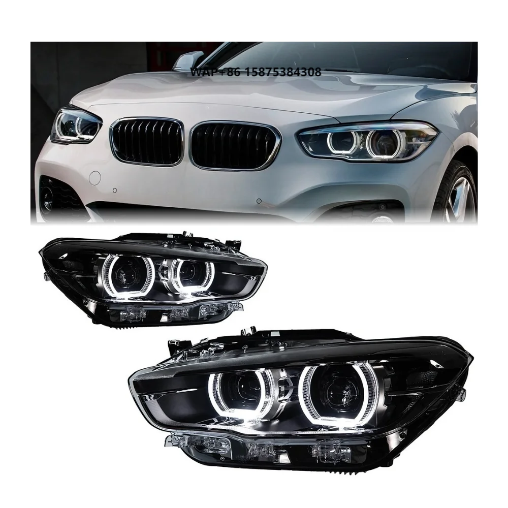Фара 1 серии F20 2015-2018, светодиодная модернизированная фара, DRL, указатель поворота, проектор, передний свет, автомобильные аксессуары
Фара 1 серии F20 2015-2018, светодиодная модернизированная фара, DRL, указатель поворота, проектор, передний свет, автомобильные аксессуары