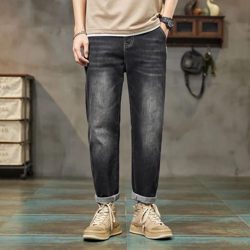 Spring Autumn Warm Jeans Men's Fashion Brand Loose Straight Pants 2024 Summer New American High-quality Fabric Dimensional Cut
Spring Autumn Warm Jeans Men's Fashion Brand Loose Straight Pants 2024 Summer New American High-quality Fabric Dimensional Cut