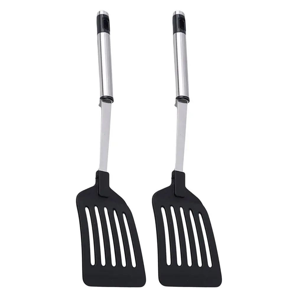 2Pcs Spatula Set Stainless Steel Non-Stick Pan Kitchenware Easy Cleanup Nylon Material Construction Optimized Cooking
2Pcs Spatula Set Stainless Steel Non-Stick Pan Kitchenware Easy Cleanup Nylon Material Construction Optimized Cooking