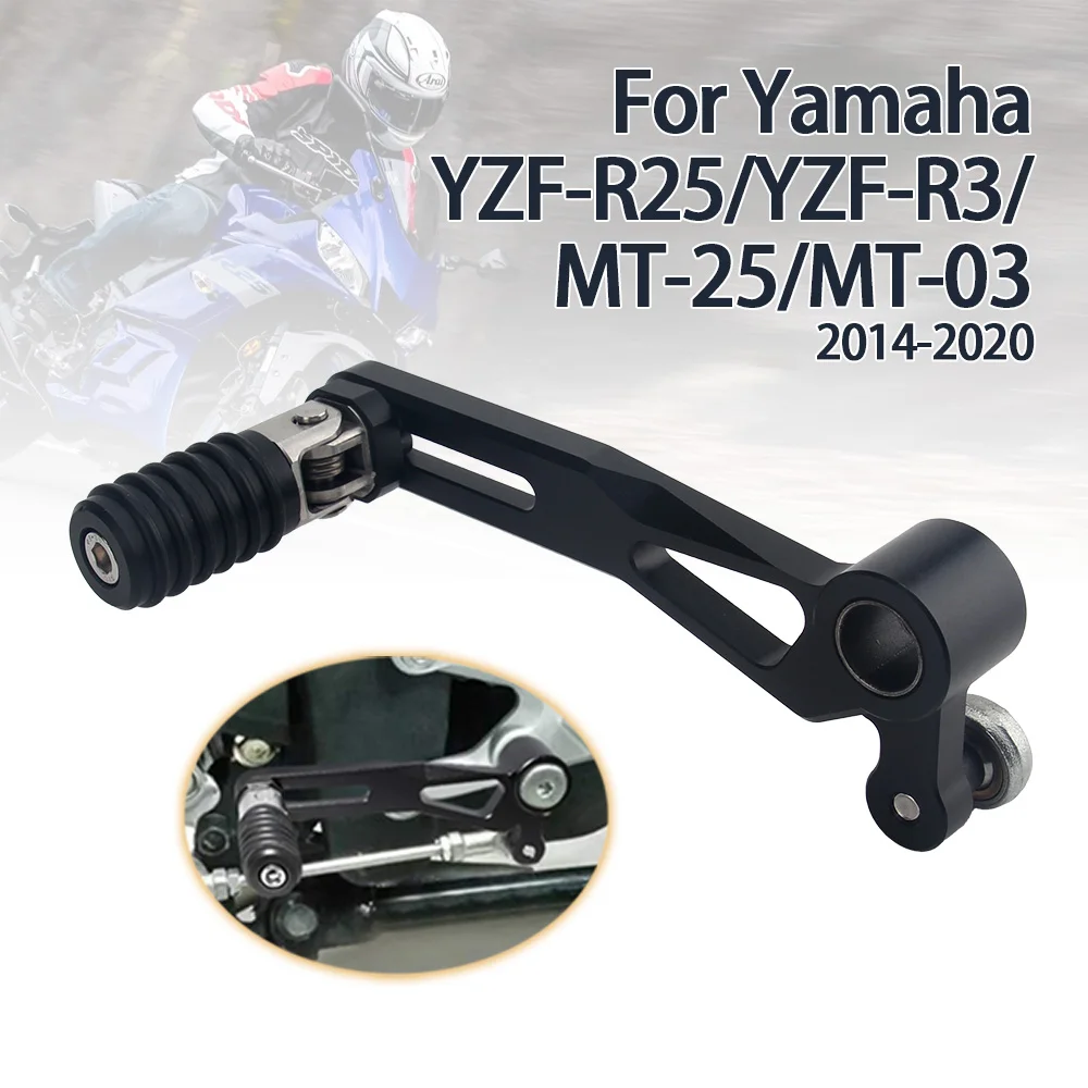 For YAMAHA MT03 MT25 YZF R3 YZR25 2014-2023 Gear Shift Lever Motorcycle Adjustable Folding Gear Shifting Quick Shifter Toe Pegs
For YAMAHA MT03 MT25 YZF R3 YZR25 2014-2023 Gear Shift Lever Motorcycle Adjustable Folding Gear Shifting Quick Shifter Toe Pegs