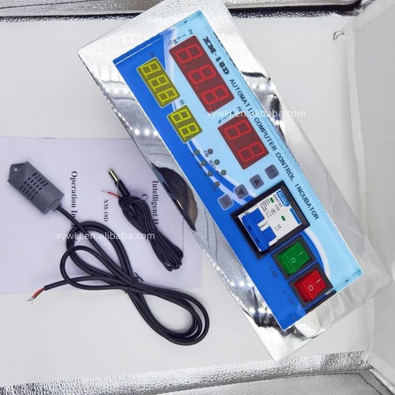 2025 hot sale High Quality XM-18D Digital Thermostat Egg Incubator Temperature and Humidity Controller Thermostat Automatic Incu
2025 hot sale High Quality XM-18D Digital Thermostat Egg Incubator Temperature and Humidity Controller Thermostat Automatic Incu