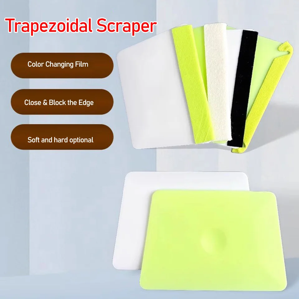 Professional Tapered Edge Tucking Squeegee with Non-Scratch Cover - Medium Stiffness Multi-function Tool for Vinyl Wrap KLT-17
Professional Tapered Edge Tucking Squeegee with Non-Scratch Cover - Medium Stiffness Multi-function Tool for Vinyl Wrap KLT-17