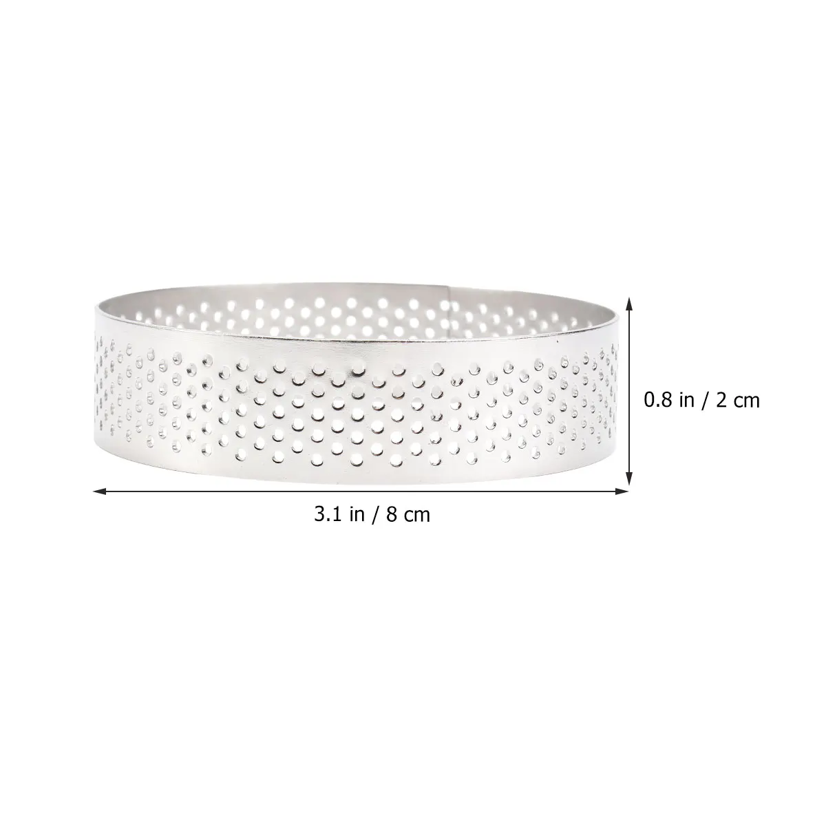 6.5Cm Stainless Steel Round Tart Ring Mousse Circle Baking Mold Non-Stick Easy Clean For Cakes Pies Tarts Cheesecakes Kitchen
6.5Cm Stainless Steel Round Tart Ring Mousse Circle Baking Mold Non-Stick Easy Clean For Cakes Pies Tarts Cheesecakes Kitchen