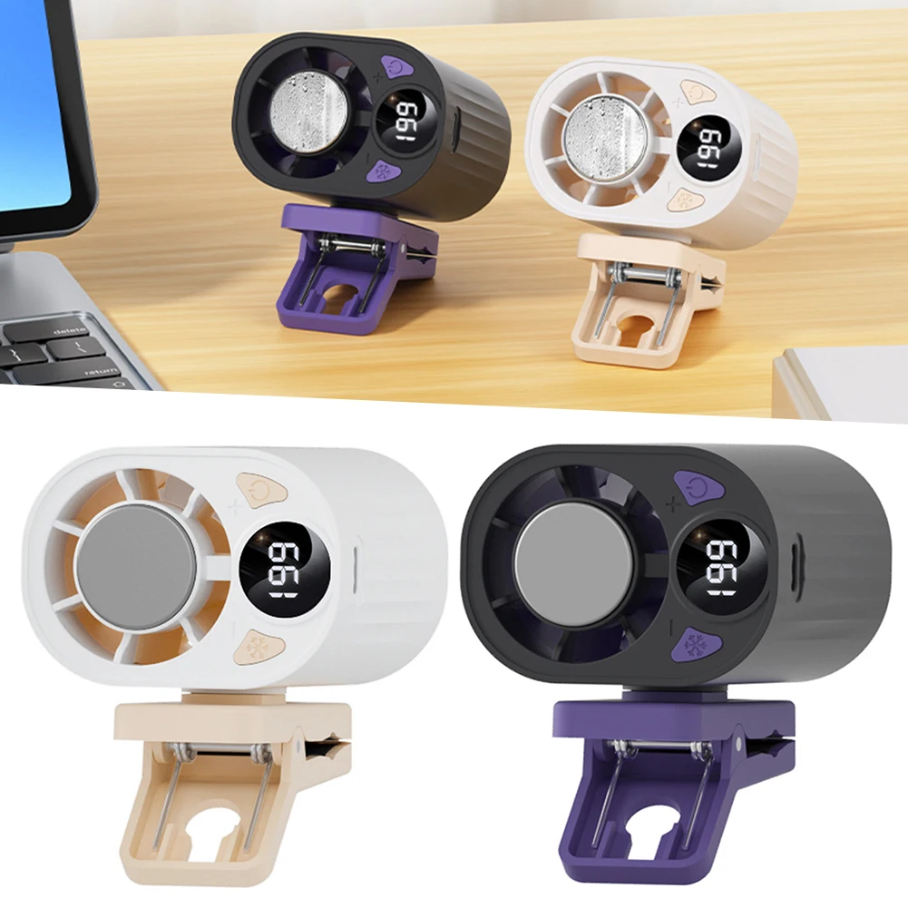 Small Silents Desk Fan With Clip Intelligent LED Real-time Display Gym Workout And Fitness Cooling
Small Silents Desk Fan With Clip Intelligent LED Real-time Display Gym Workout And Fitness Cooling