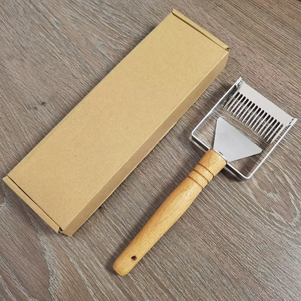 Beekeeping Equipment Uncapping Scraper Honey Honeycomb Scraper Wooden Handle Tool Uncapping Fork Beekeeping
Beekeeping Equipment Uncapping Scraper Honey Honeycomb Scraper Wooden Handle Tool Uncapping Fork Beekeeping