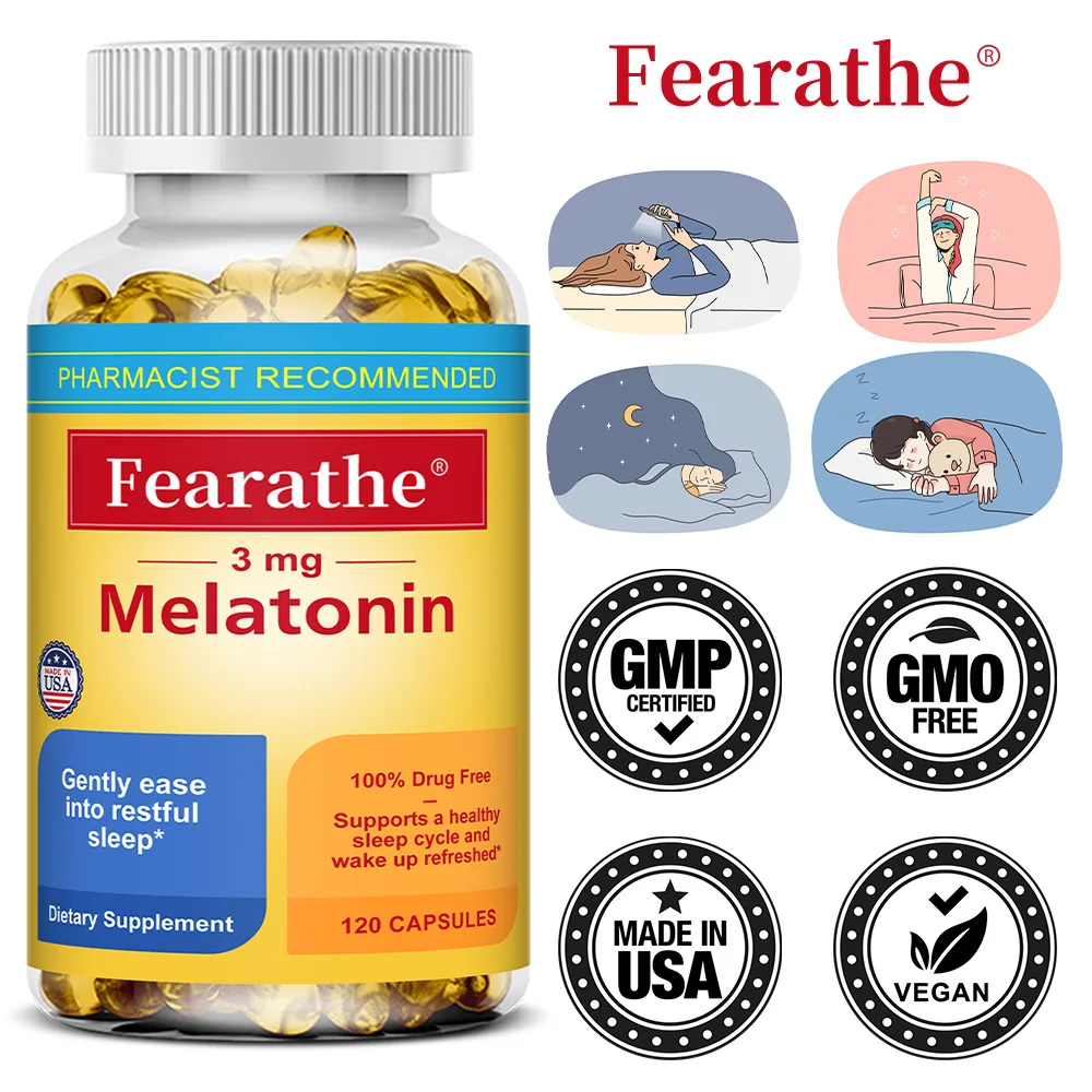 Melatonin Capsules, Sleep Wellness Supplement, Supports Sleep Quickly, Relaxing Mood & Normal Sleep Cycle, Reduces Stress
Melatonin Capsules, Sleep Wellness Supplement, Supports Sleep Quickly, Relaxing Mood & Normal Sleep Cycle, Reduces Stress