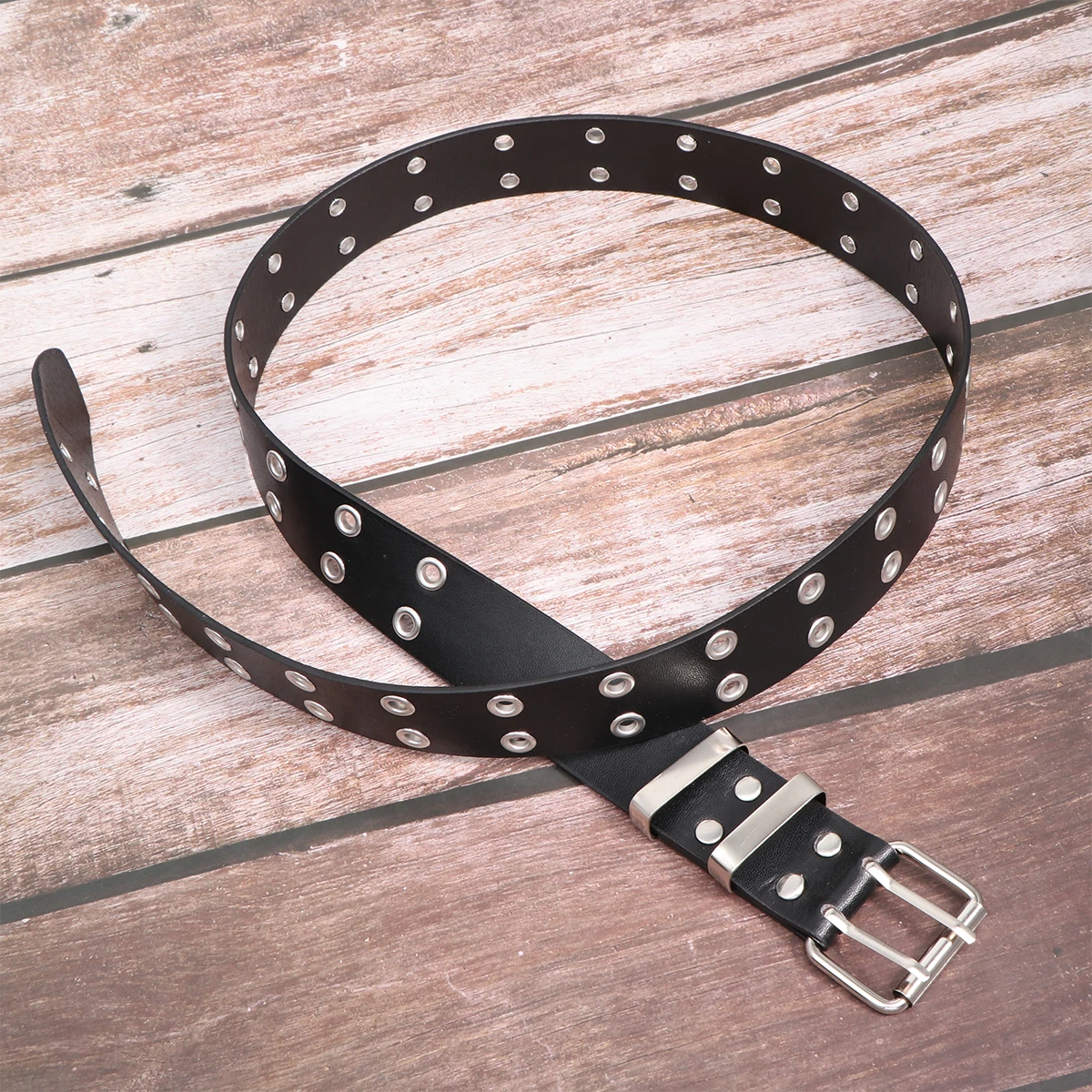 PU Iron Durable Safe Double Row Man Belt Holes Practical Easy to Wear Workmanship Details Great Gift Man Woman
PU Iron Durable Safe Double Row Man Belt Holes Practical Easy to Wear Workmanship Details Great Gift Man Woman