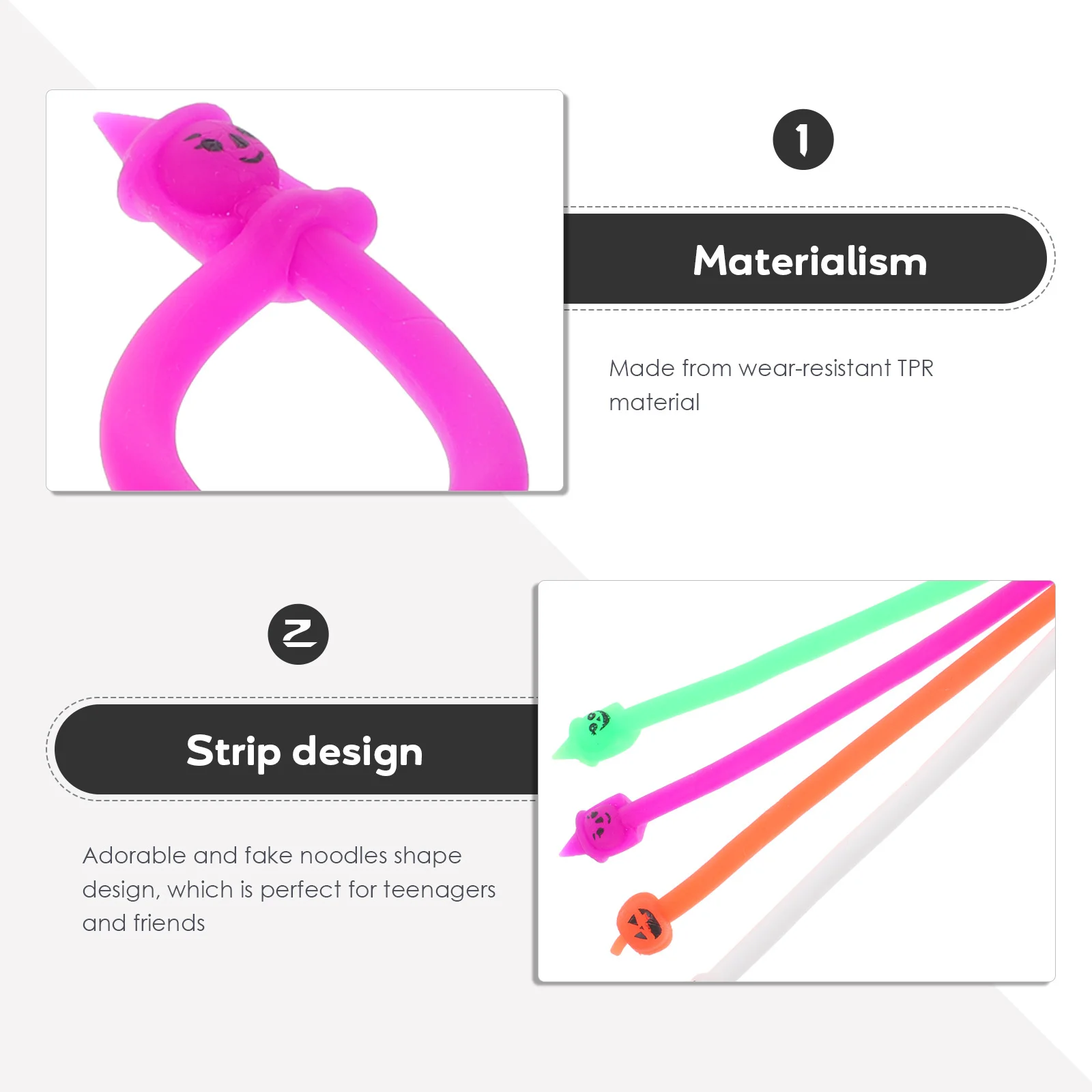 20 шт., эластичная лапша в форме сенсорного давления, эластичная веревка для снятия стресса, офисная игрушка с лапшой, сенсорные игрушки
20 шт., эластичная лапша в форме сенсорного давления, эластичная веревка для снятия стресса, офисная игрушка с лапшой, сенсорные игрушки