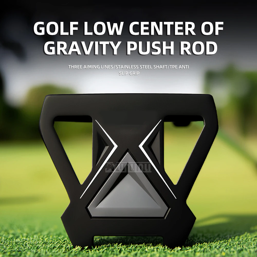 Triple Line Alignment Golf Putter High MOI Low Center of Gravity Mallet Putter for Men Women Right Handed Single Club
Triple Line Alignment Golf Putter High MOI Low Center of Gravity Mallet Putter for Men Women Right Handed Single Club