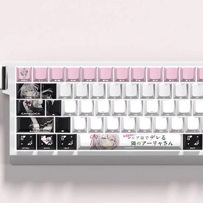 73 Keys Ellie Custom Key Caps Cute Anime PBT Cherry Personalized Keycaps for Wooting 60 65 68 Magnetic Axis Mechanical Keyboard
73 Keys Ellie Custom Key Caps Cute Anime PBT Cherry Personalized Keycaps for Wooting 60 65 68 Magnetic Axis Mechanical Keyboard