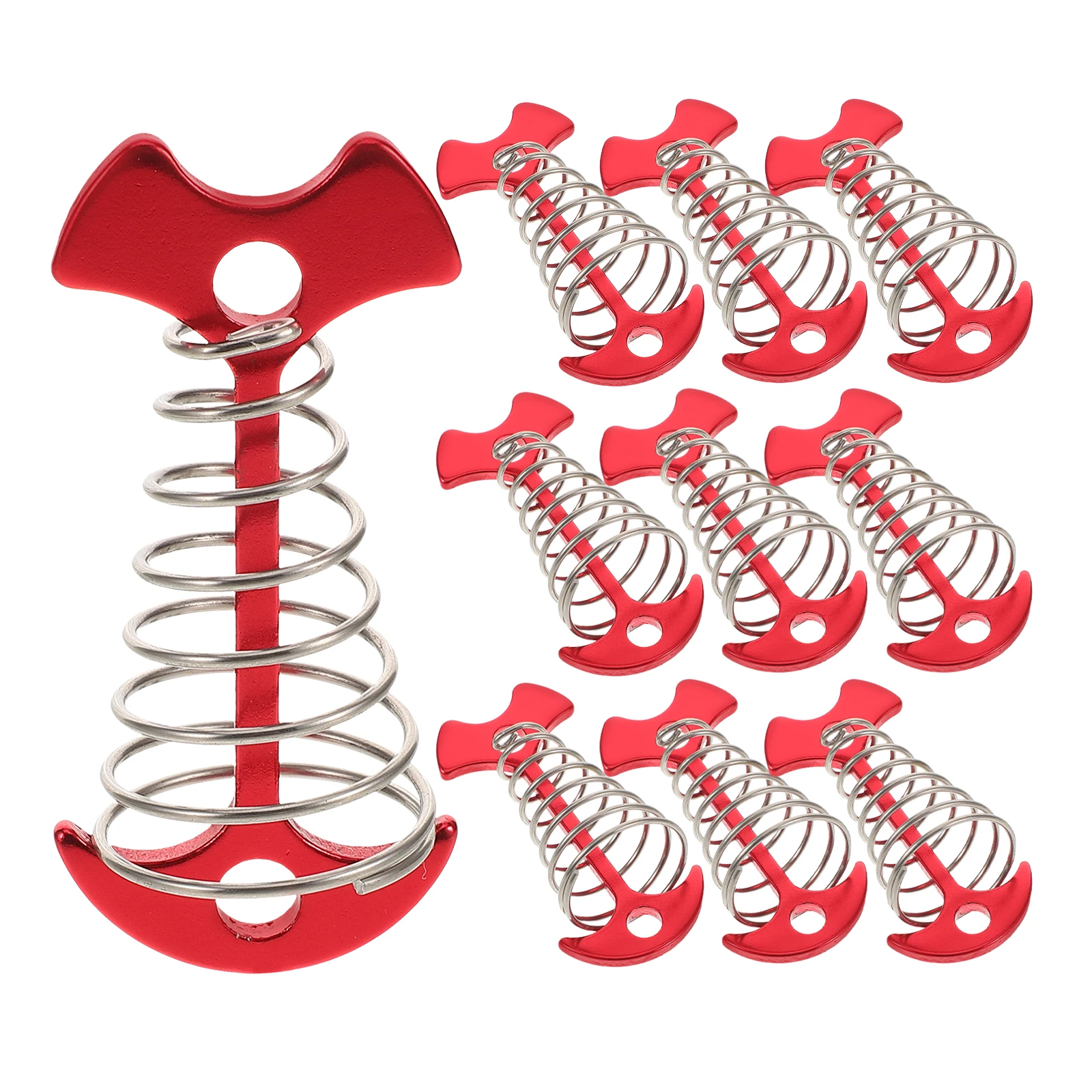 10pcs Tent Fish Bone Pegs Windproof Buckle Spring Mechanism Deck Anchors Camping Gear Herringbone Nails
10pcs Tent Fish Bone Pegs Windproof Buckle Spring Mechanism Deck Anchors Camping Gear Herringbone Nails