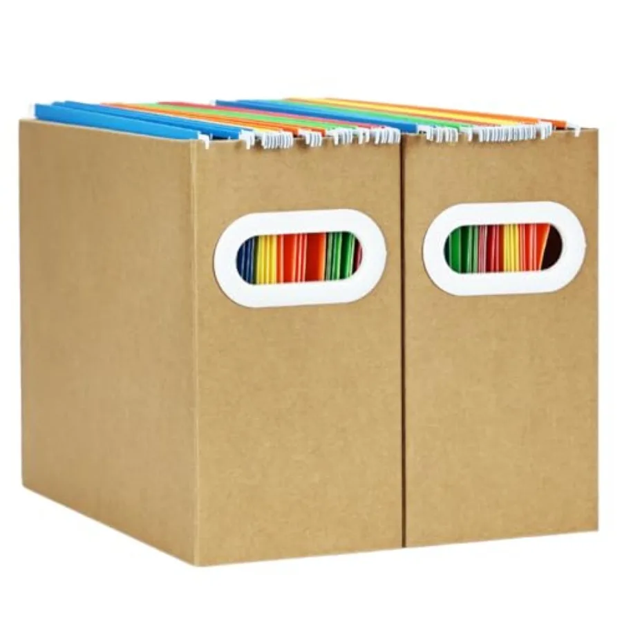 Hanging File Organizer, Cardboard File Folder Organizer for, Desk Documents Storage Box, Portable File Folder Holder Boxes for
Hanging File Organizer, Cardboard File Folder Organizer for, Desk Documents Storage Box, Portable File Folder Holder Boxes for