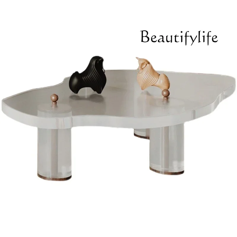 Modern Minimalist Frosted Acrylic Tea Table Designer Living Room Shaped Clouds Small Tea Table
Modern Minimalist Frosted Acrylic Tea Table Designer Living Room Shaped Clouds Small Tea Table
