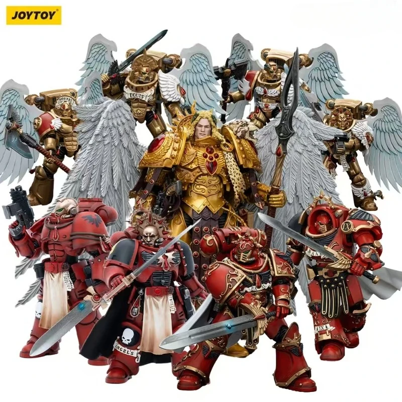 In Stock JOYTOY Warhammer 40K 1/18 Blood Angels Sanguinius&Sanguinary Guard 5PCS Action Figure Model Toys Collection Gifts
In Stock JOYTOY Warhammer 40K 1/18 Blood Angels Sanguinius&Sanguinary Guard 5PCS Action Figure Model Toys Collection Gifts