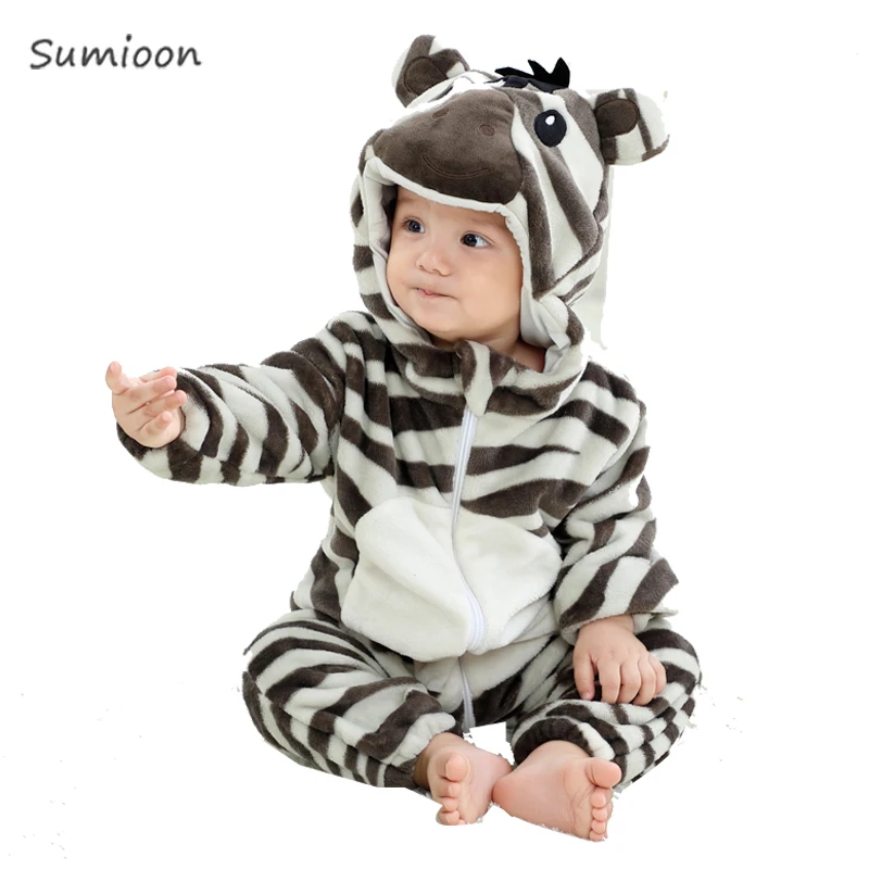 Cute Cartoon Flannel Baby Rompers Zebra Tiger Panda Pajamas Cotton Baby Boy Girls Animal Costumes Baby Jumpsuit Kigurumi Outfits
Cute Cartoon Flannel Baby Rompers Zebra Tiger Panda Pajamas Cotton Baby Boy Girls Animal Costumes Baby Jumpsuit Kigurumi Outfits