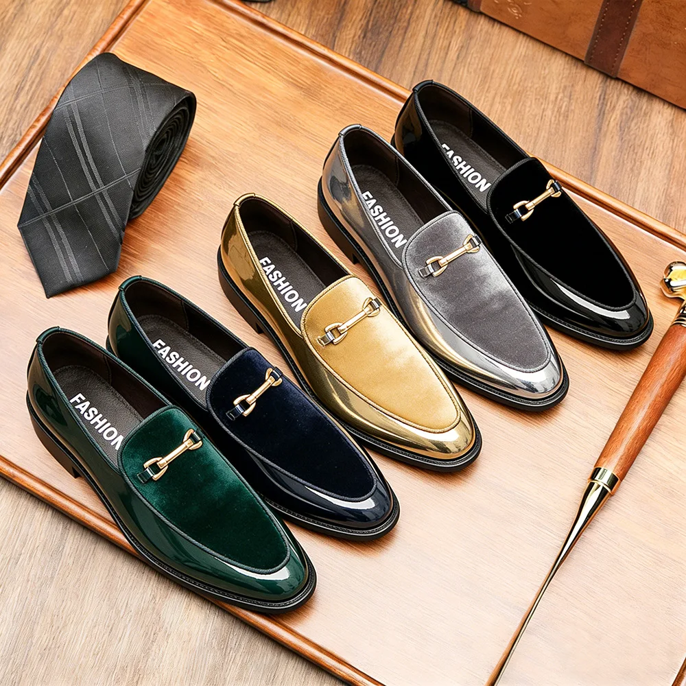 ZapatosPara HombreMen Social Shoe New Luxury Men Dress Leather Shoe Fashion Flat Men Shoe Italian Business Casual Shoes Loafer
ZapatosPara HombreMen Social Shoe New Luxury Men Dress Leather Shoe Fashion Flat Men Shoe Italian Business Casual Shoes Loafer