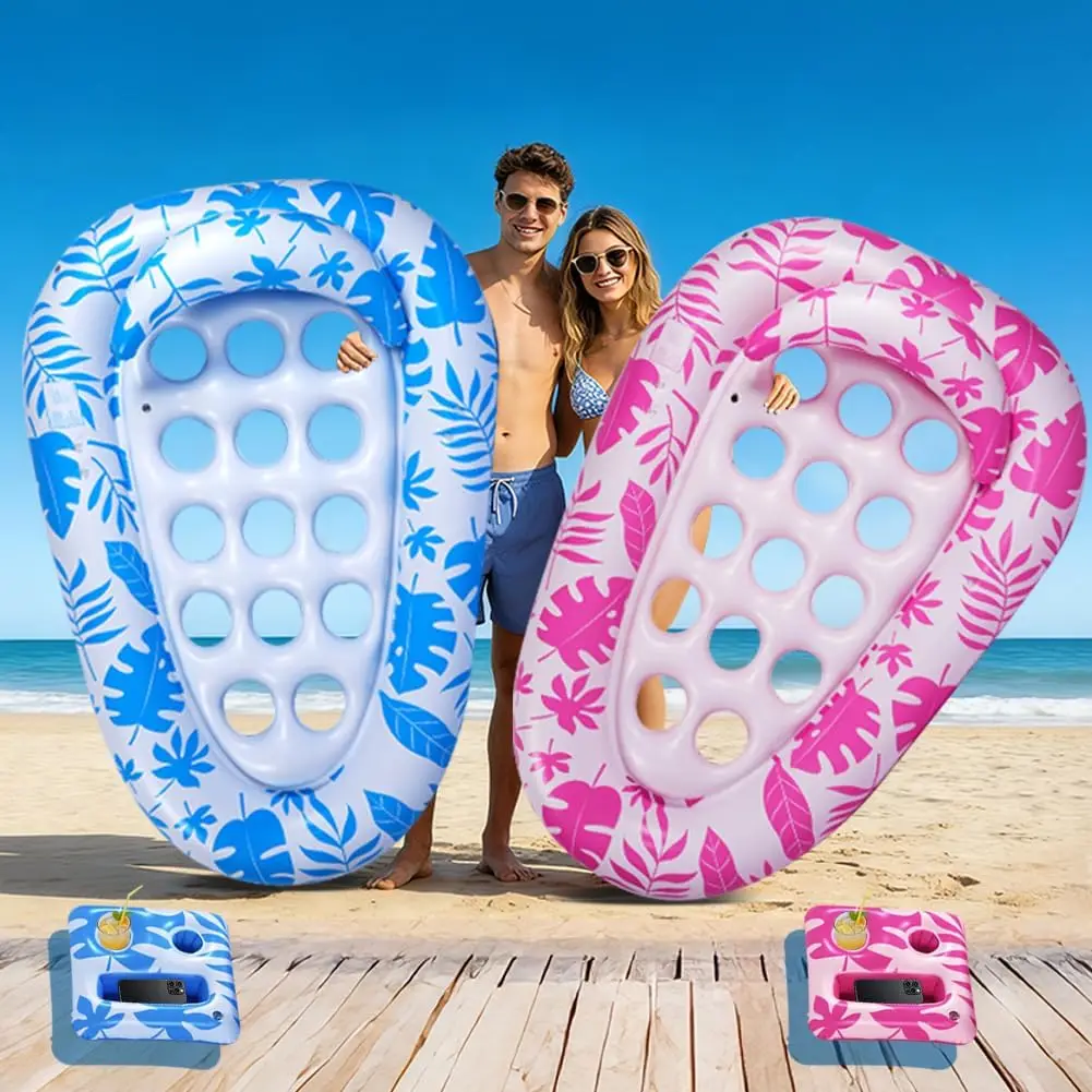 Giant Inflatable Pool Floats,78 x 55 Inches Pool Float Adult Mat with Headrest & Cup Holder Lake Float Raft Water Lounger Multi-
Giant Inflatable Pool Floats,78 x 55 Inches Pool Float Adult Mat with Headrest & Cup Holder Lake Float Raft Water Lounger Multi-