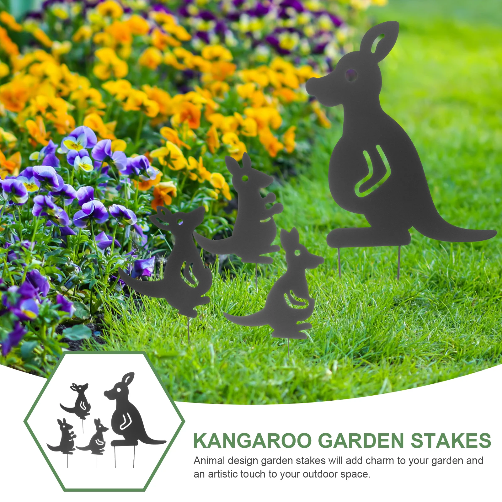 4Pcs Sturdy Animal Stake Decorations Long Lasting Garden Ornaments Yard Patio Lawn Inserts Outdoor Decor Yard Stake Decor
4Pcs Sturdy Animal Stake Decorations Long Lasting Garden Ornaments Yard Patio Lawn Inserts Outdoor Decor Yard Stake Decor