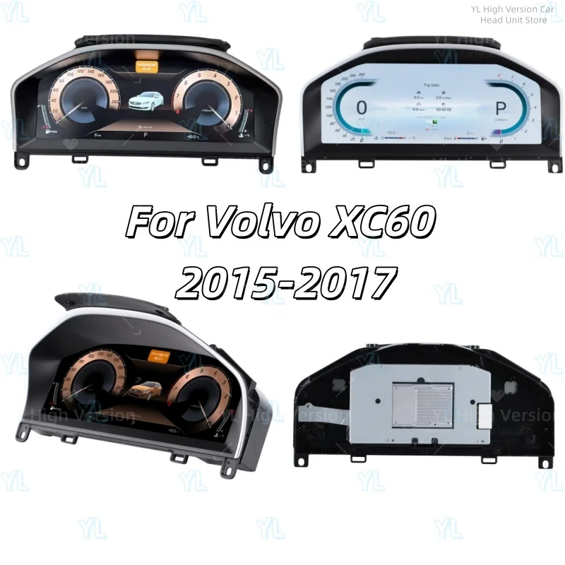 CY 12.3" Carplay Car Digital Cluster For Volvo XC60 S60 2015-2017 LCD Dashboard Instrument Panel Speedometer Odometer Navigation
CY 12.3" Carplay Car Digital Cluster For Volvo XC60 S60 2015-2017 LCD Dashboard Instrument Panel Speedometer Odometer Navigation