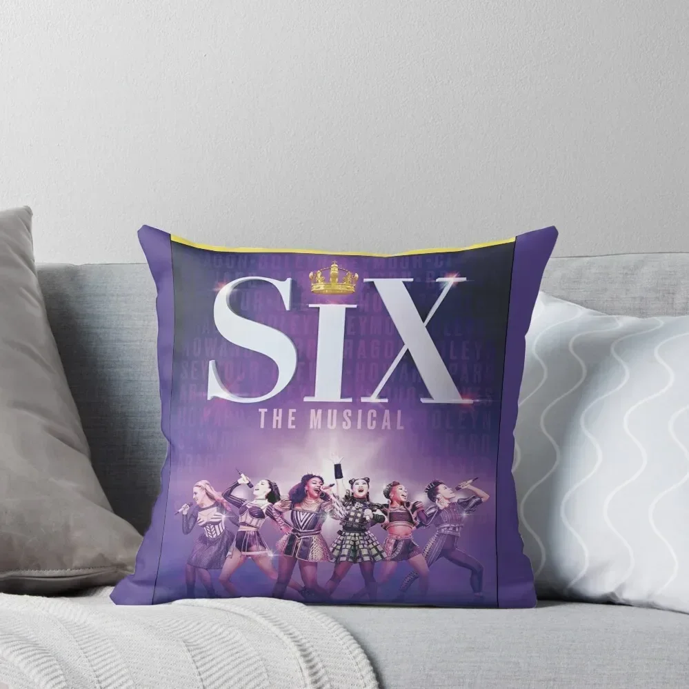 Six The Musical (Divorced Beheaded Died Divorced Beheaded Survived) Throw Pillow Decorative Cushion Christmas Covers pillow
Six The Musical (Divorced Beheaded Died Divorced Beheaded Survived) Throw Pillow Decorative Cushion Christmas Covers pillow