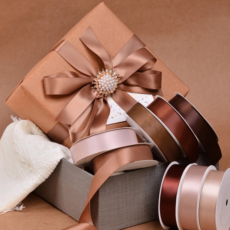 6MM ~ 50MM Browns Double Faced Ribbon for Gift Wrapping Crafts Father's Day Decorations DIY Wedding Bridal Shower Decorations
6MM ~ 50MM Browns Double Faced Ribbon for Gift Wrapping Crafts Father's Day Decorations DIY Wedding Bridal Shower Decorations