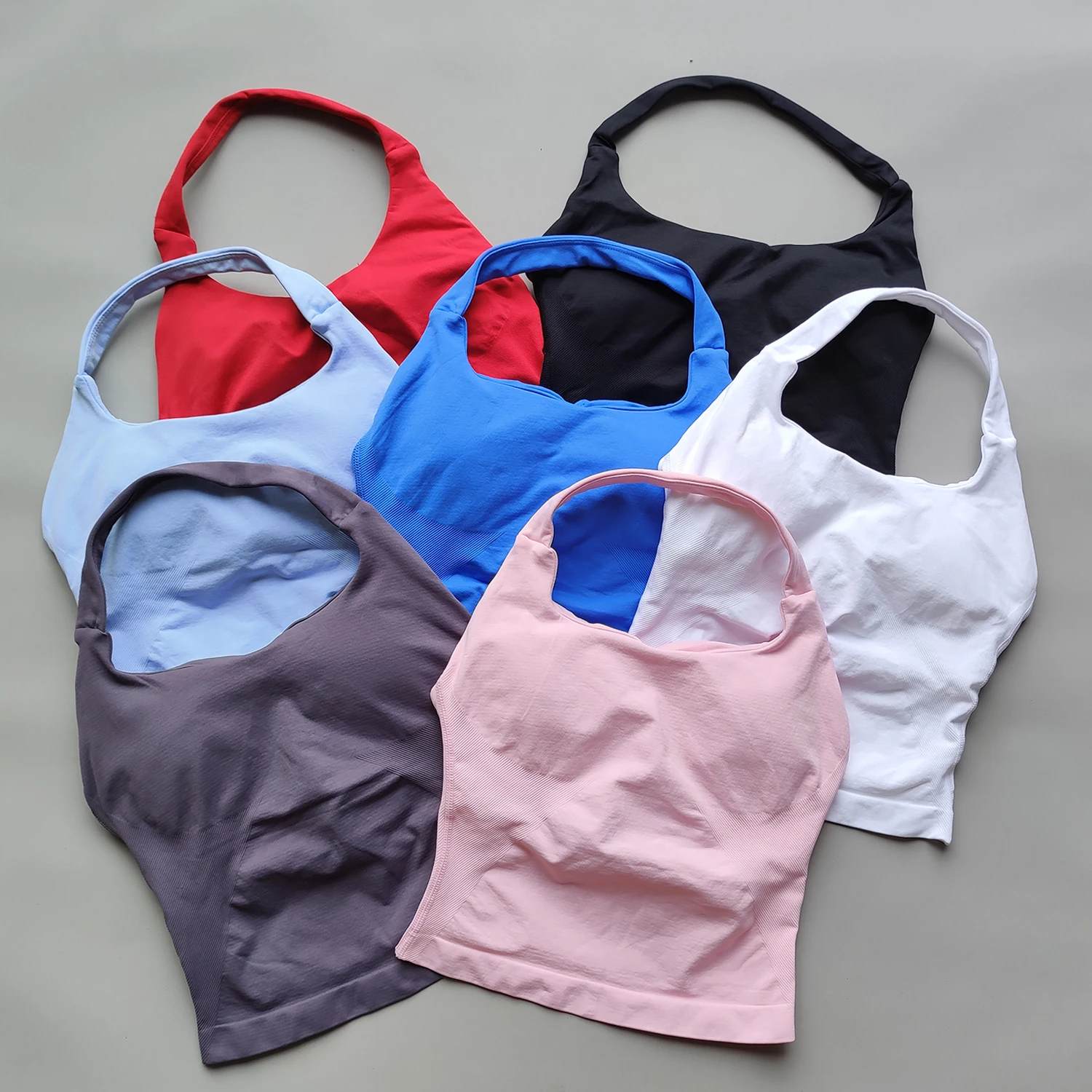 ARFTE Halter Top Gym Clothes Woman Removable Chest Pad Yoga Tank Tops Push-up Sports Bra Fitness Workout Running Gym Tops
ARFTE Halter Top Gym Clothes Woman Removable Chest Pad Yoga Tank Tops Push-up Sports Bra Fitness Workout Running Gym Tops
