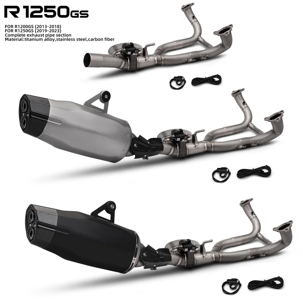 Titanium alloy with valve electronic valve Front Connect Link Pipe full exhaust escape system For BMW R1200GS R1250GS 2013-2023
Titanium alloy with valve electronic valve Front Connect Link Pipe full exhaust escape system For BMW R1200GS R1250GS 2013-2023
