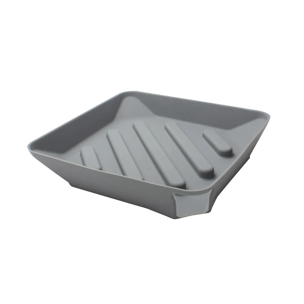 Versatile Silicone Dish Drain Pad Non-Slip Square Dish Rack Mat Heat Resistant with Spout Sink Sponge Holder Cooking
Versatile Silicone Dish Drain Pad Non-Slip Square Dish Rack Mat Heat Resistant with Spout Sink Sponge Holder Cooking