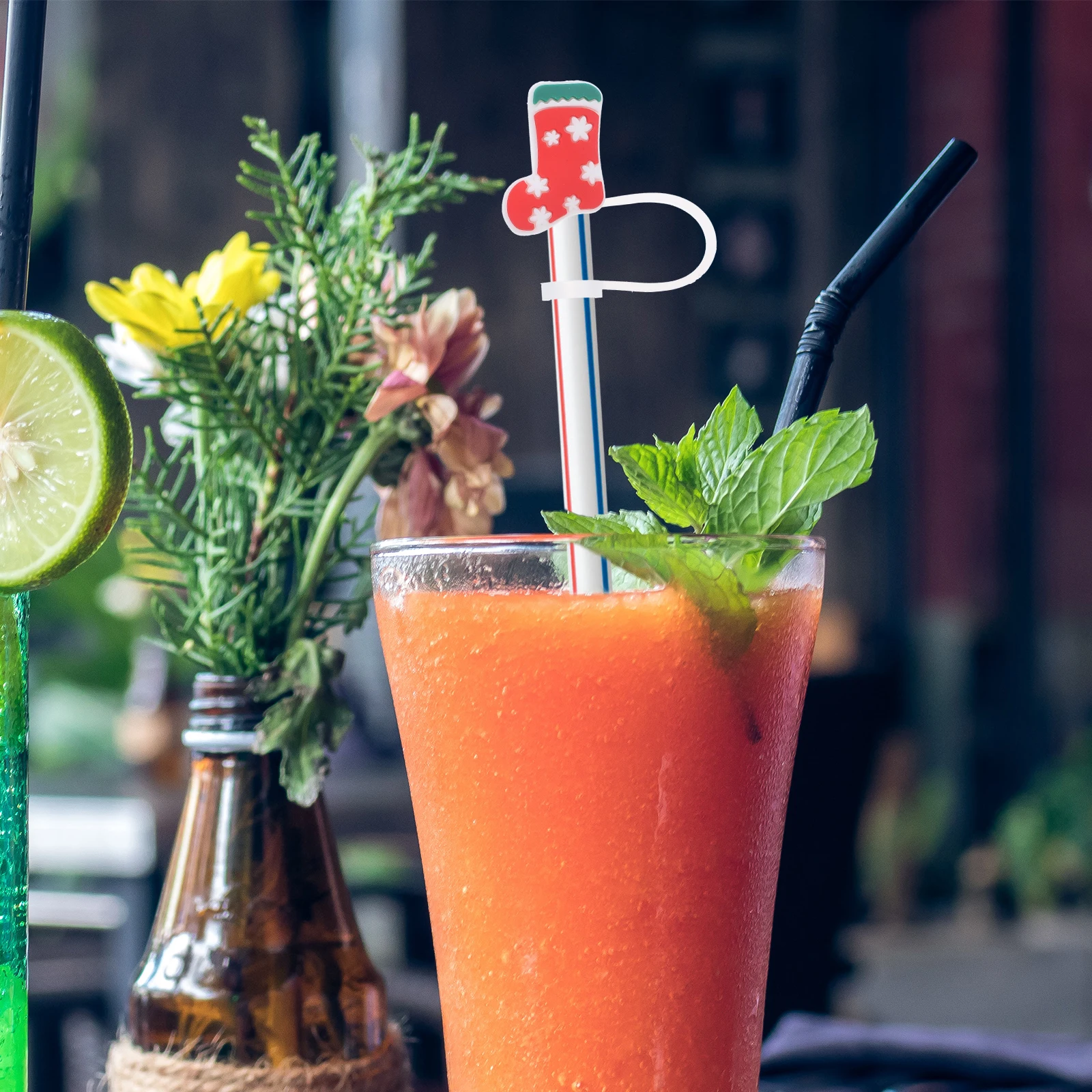 4 шт., милые рождественские силиконовые топперы для соломинки, принадлежности для декора, концевые заглушки, рождественские соломенные колпачки, рукава для соломинки, маленькие силиконовые чехлы
4 шт., милые рождественские силиконовые топперы для соломинки, принадлежности для декора, концевые заглушки, рождественские соломенные колпачки, рукава для соломинки, маленькие силиконовые чехлы