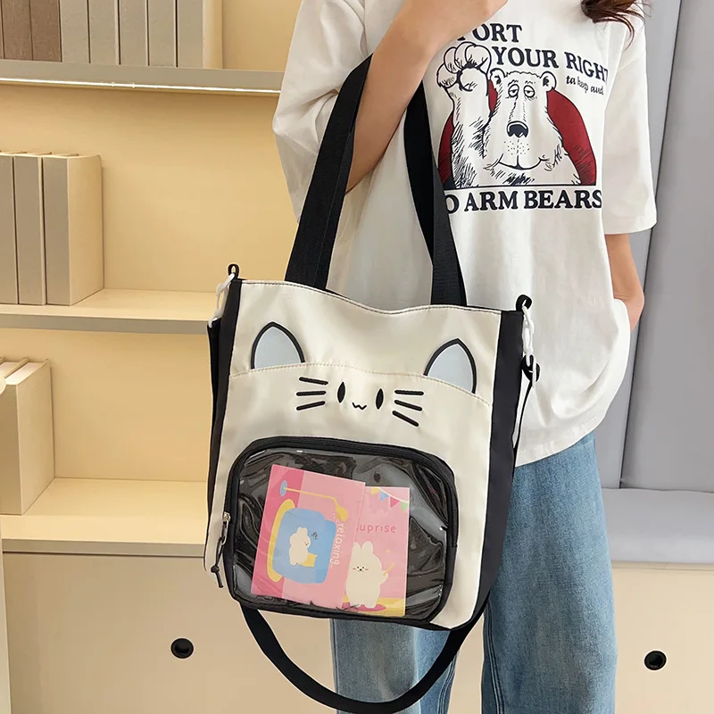 New Cute Kawaii Ulzzang Ita Bag Comic Exhibition Crossbody Bag Large Capacity Cartoon One-shoulder Tote Bag School Bag for Girls
New Cute Kawaii Ulzzang Ita Bag Comic Exhibition Crossbody Bag Large Capacity Cartoon One-shoulder Tote Bag School Bag for Girls