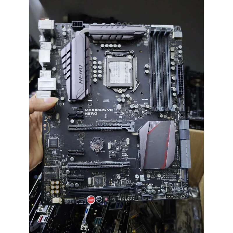 Used ATX Motherboard for ASUS ROG MAXIMUS VIII HERO
Used ATX Motherboard for ASUS ROG MAXIMUS VIII HERO