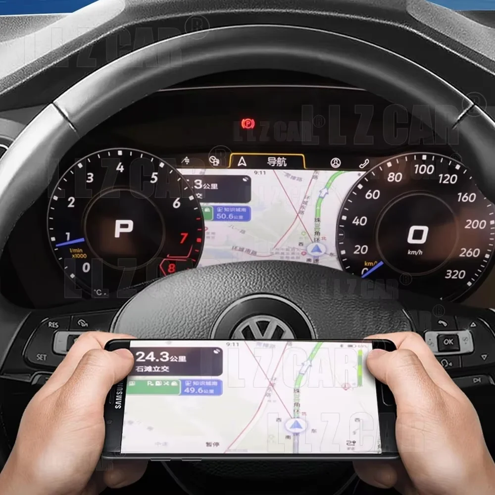 JYCC Car Digital Cluster Instrument For Volkswagen POLO 2009-2016 Dashboard Panel Virtual Cockpit Speed Meter Display Odometer
JYCC Car Digital Cluster Instrument For Volkswagen POLO 2009-2016 Dashboard Panel Virtual Cockpit Speed Meter Display Odometer