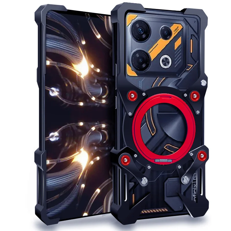 Luxury Armor Metal Aluminum Phone Bumper For Infinix GT 50 30 20 10 Pro Smart 20 Cover Mechanical Purely Handmade Skull Case
Luxury Armor Metal Aluminum Phone Bumper For Infinix GT 50 30 20 10 Pro Smart 20 Cover Mechanical Purely Handmade Skull Case