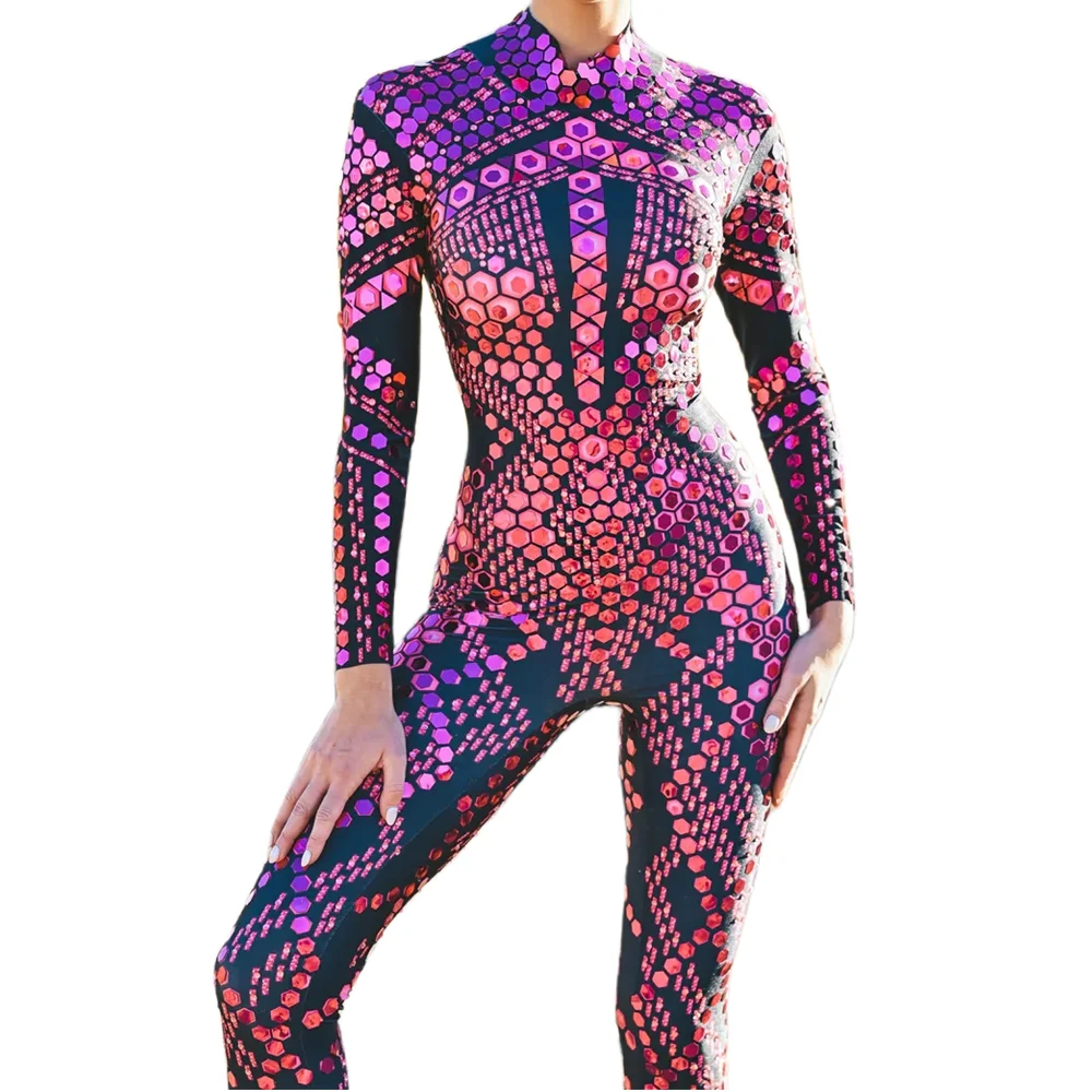 New Long Sleeves Rhinestones Bodycon Romper Festival Outfit Dance Leotard Sexy Party Sequin Bodysuits Women One Piece Jumpsuits
New Long Sleeves Rhinestones Bodycon Romper Festival Outfit Dance Leotard Sexy Party Sequin Bodysuits Women One Piece Jumpsuits