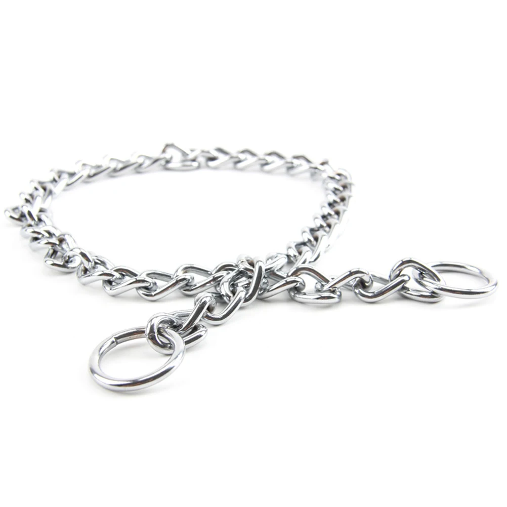 Carbon Steel Pet Dog Collar 2.0Mm Thick 45Cm Heavy Duty Durable Training Choker For Obedience Discipline Dog Training 
Carbon Steel Pet Dog Collar 2.0Mm Thick 45Cm Heavy Duty Durable Training Choker For Obedience Discipline Dog Training