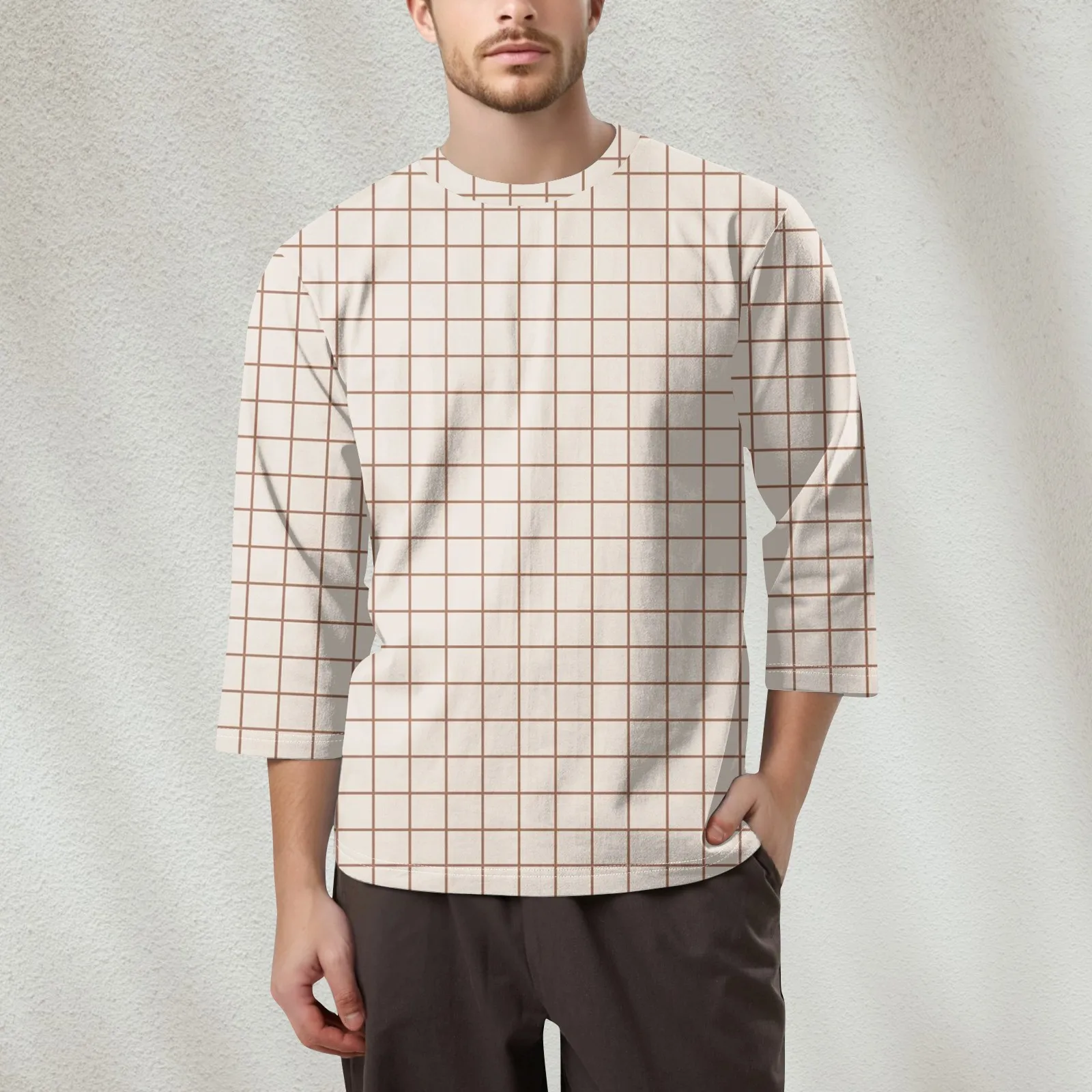 Man Clothes Short Sleeve Tee New Men'S Fashion Printed Round Neck 3/4 Sleeve Tops T-Shirt 2025 Summer T Shirt For Man 티셔츠 반팔
Man Clothes Short Sleeve Tee New Men'S Fashion Printed Round Neck 3/4 Sleeve Tops T-Shirt 2025 Summer T Shirt For Man 티셔츠 반팔