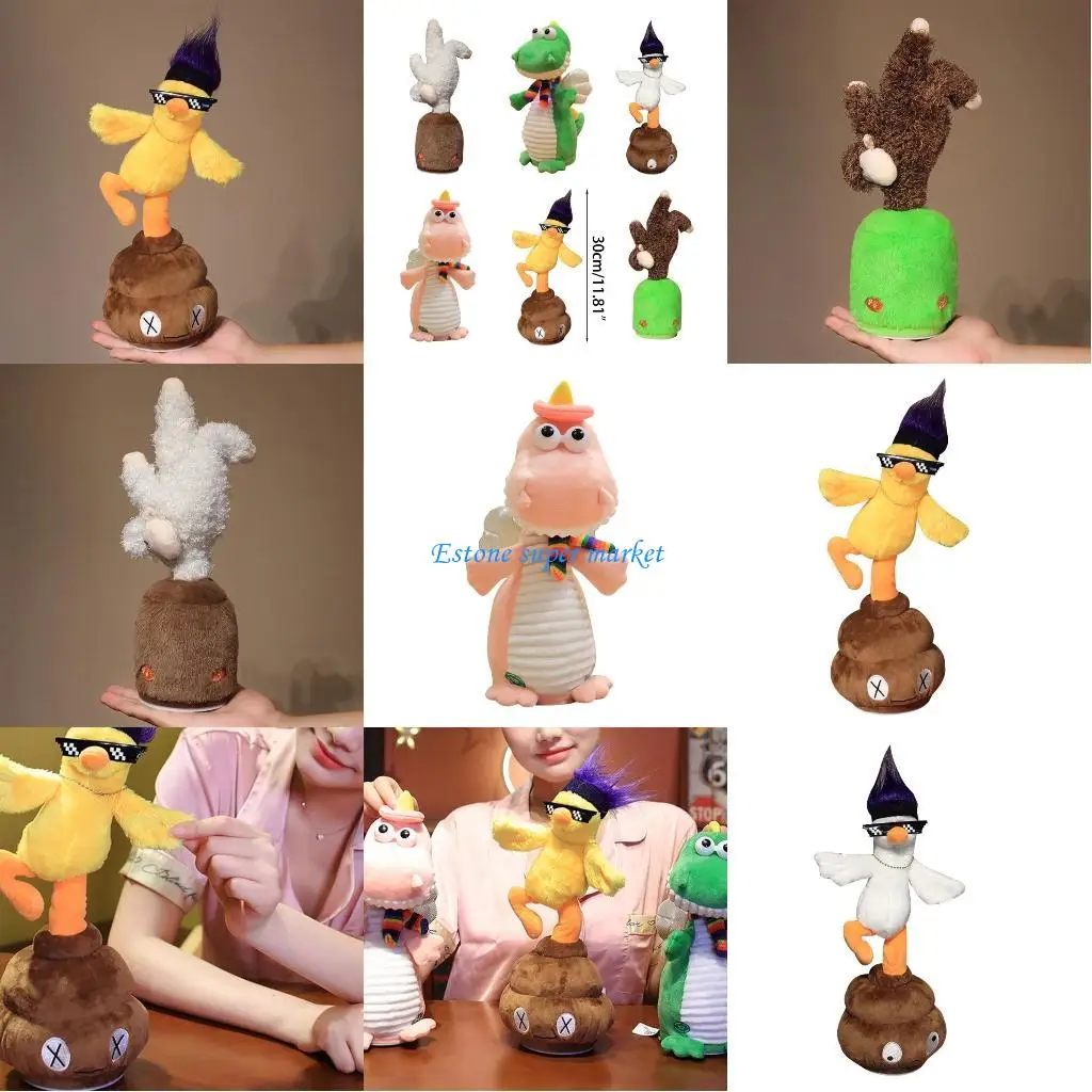 090B Electric Plush Cartoon Display Mold Wagging Dancing Shaking Toy for Children
090B Electric Plush Cartoon Display Mold Wagging Dancing Shaking Toy for Children